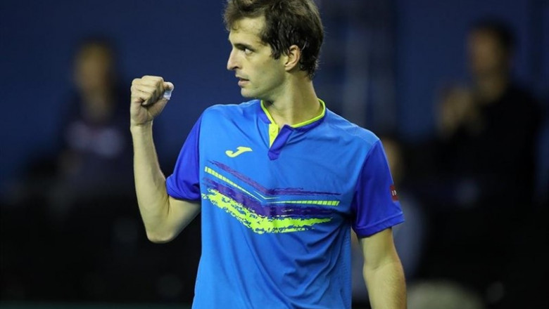 El tenista español Albert Ramos, en el Masters 1.000 de París. | @ROLEXPMASTERS - Archivo ep tenista espanol albert ramos enmasters 1000paris 20190801195502