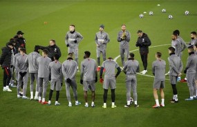 ep uefa champions league - atletico madrid training