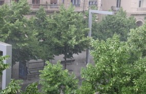 ep una fuerte tormenta caesabadola capital aragonesa