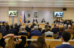 ep vista general de la sala del juicio por la supuesta contratacion irregular de una empresa de