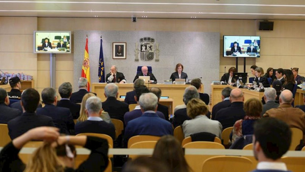 ep vista general de la sala del juicio por la supuesta contratacion irregular de una empresa de