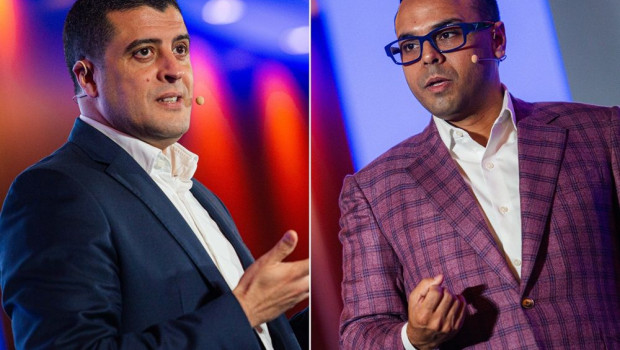 nourdine bihmane ceo konecta y umesh sachdev ceo uniphore