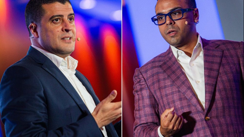 nourdine bihmane ceo konecta y umesh sachdev ceo uniphore