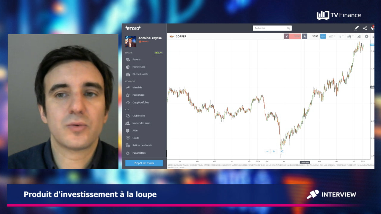 eToro, Antoine FraysseSoulier « Focus sur le Copper (Cuivre