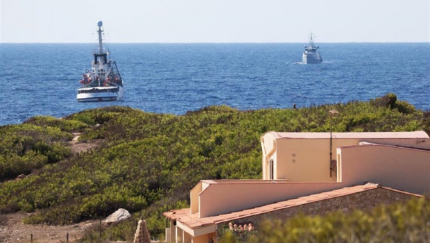 ep 20 august 2019 italy lampedusa the ship open arms of aid organisation proactiva open arms waits