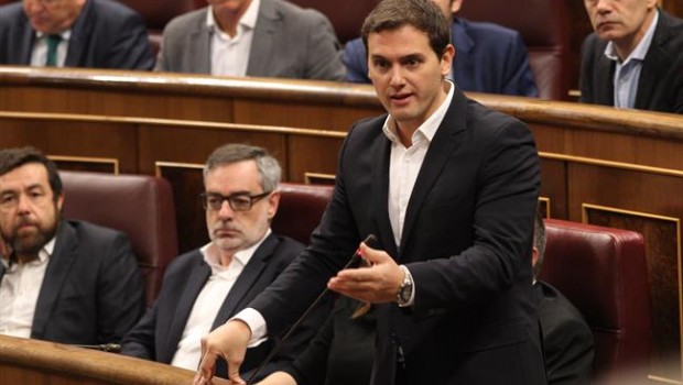 Albert Rivera, desde su escaño | EUROPA PRESS ep albert rivera desdeescano 20180214072902