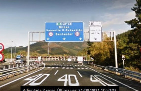 ep archivo   imagen de un tramo de la ap 68 a su paso por llodio