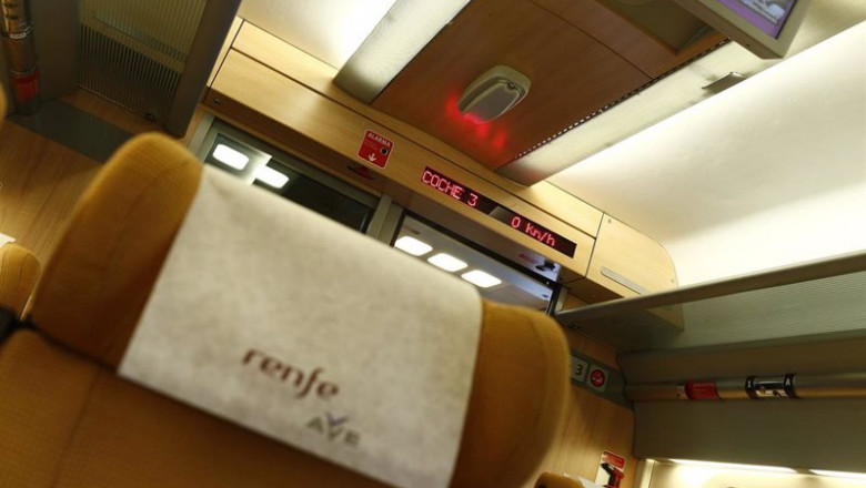 ep archivo   interior del ave alta velocidad renfe viaje viajar turismo