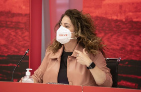 ep archivo   la directora de comunicacion del psoe maritcha ruiz durante la comision ejecutiva