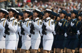ep desfile del 1 de octubre en pekin imagen de archivo