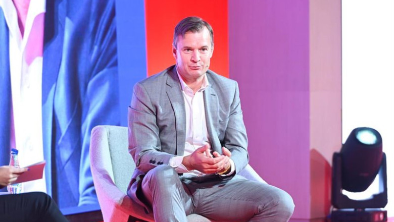 ep el ceo de masorange meinrad seenger durante la iv edicion de madrid leaders forum a 12 de mayo de