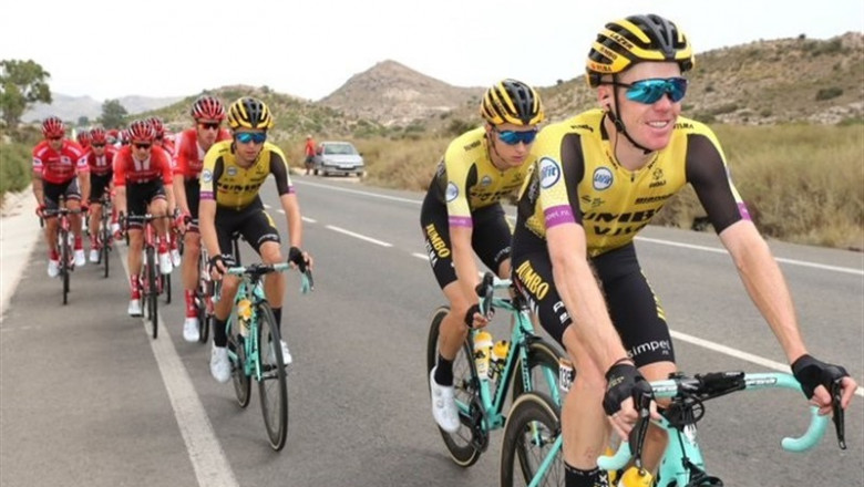El ciclista del Team Jumbo-Visma Steven Kruijswijk en La Vuelta a España 2019 | @PHOTOGOMEZSPORT ep el ciclista del team jumbo-visma steven kruijswijk en la vuelta a espana 2019