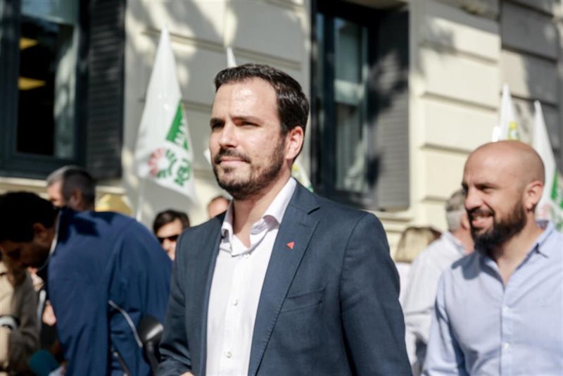 ep el coordinador federal de izquierda unida alberto garzon