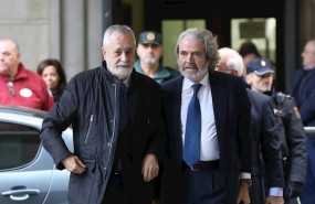 ep el ex-presidente de la junta de andalucia jose antonio grinan c a su llegada al juicio del caso