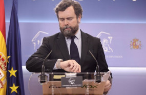 ep el portavoz parlamentario de vox ivan espinosa de los monteros comparece despues de la junta de