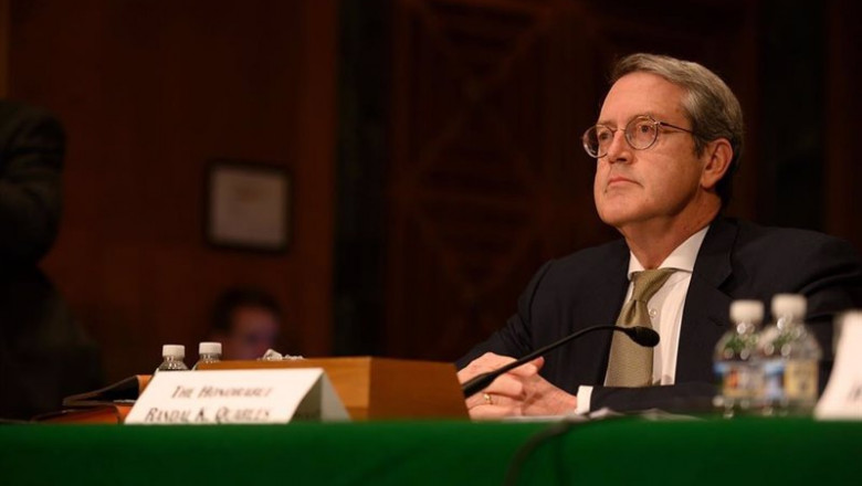 El vicepresidente de Supervisión de la Fed, Randal Quarles, en una comparecencia en el Senado de EEUU el 5 de diciembre de 2019. | FED ep el vicepresidente de supervision de la fed randal quarles en una comparecencia en el senado de