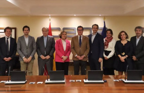 ep encuentro entre la asociacion marcas de restauracion con el presidente antonio garamendi en la