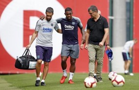 ep jugadorfc barcelona malcom lesionadoun entrenamiento