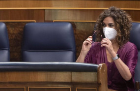 ep la ministra de hacienda maria jesus montero en una sesion plenaria en el congreso