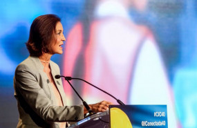 ep la ministra de industria comercio y turismo reyes maroto en la inauguracion del iv congreso