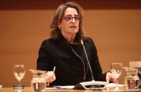ep la ministra de transicion ecologica en funciones teresa ribera durante su intervencion en la