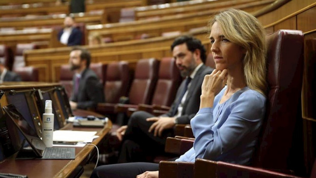 ep la portavoz del pp en el congreso cayetana alvarez de toledo durante el pleno del congreso que
