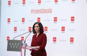 ep la presidenta de la comunidad de madrid isabel diaz ayuso durante su intervencion en el acto de