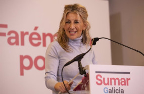 ep la vicepresidenta del gobierno y lider de sumar yolanda diaz interviene durante un acto de