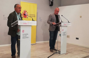 ep los secretarios generales de ugt y ccoo pepe alvarez y unai sordo tras la reunion de la mesa de