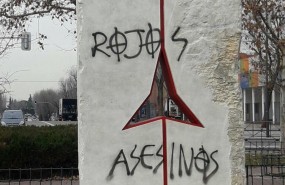 ep monumentolas brigadas internacionales vandalizado