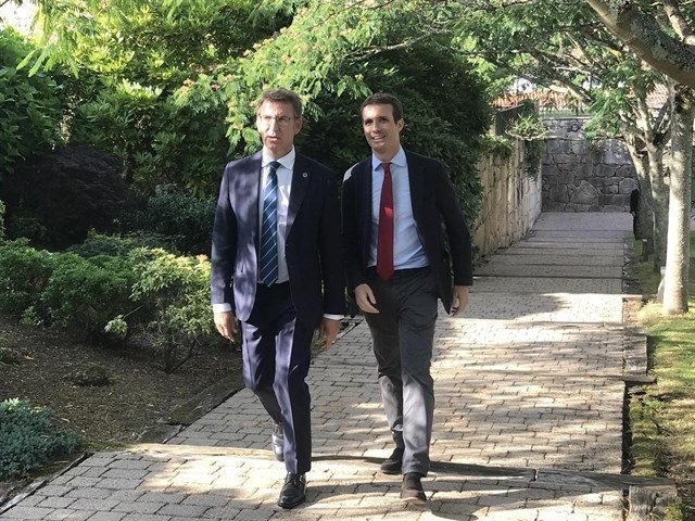 Pablo Casado y Alberto Núñez Feijóo. | EUROPA PRESS - Archivo ep pablo casado y alberto nunez feijoo