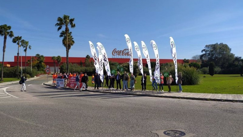Fábrica de Coca-Cola en Sevilla | CSIF ep paro en la fabrica de coca cola de sevilla