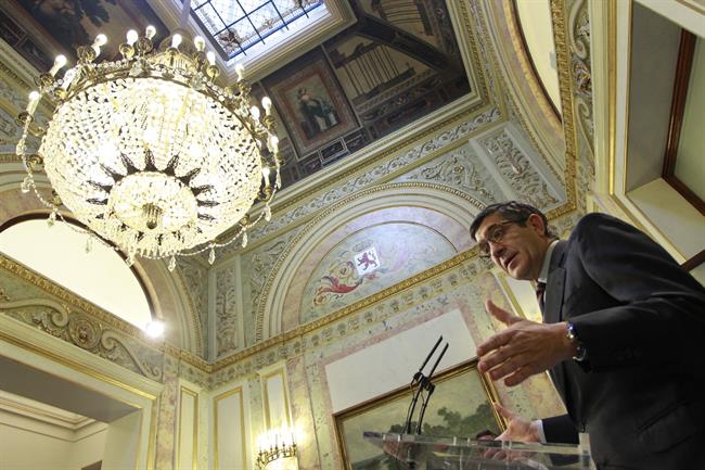 Patxi López en el Congreso tras la forma del decreto de elecciones | EUROPA PRESS ep patxi lopezcongresola formadecretoelecciones