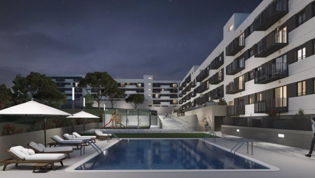 ep piscina y zonas comunes de la promocion btr que aedas homes promueve para grupo lar y primonial