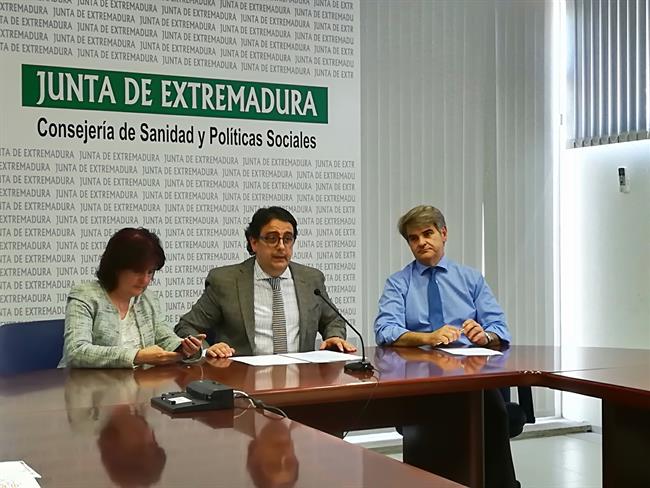 Vergeles en la rueda de prensa de este martes en Mérida | EUROPA PRESS ep vergelesla ruedaprensaeste martesmerida