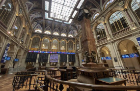 ep vision general del interior del palacio de la bolsa de madrid espana a 22 de septiembre de 2020