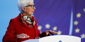 la presidente de la bce christine lagarde lors d une conference de presse 