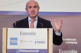 ep archivo   el vicepresidente del banco central europeo bce luis de guindos en las jornadas de este