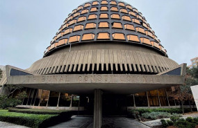 ep archivo   fachada y entrada al edificio del tribunal constitucional en madrid