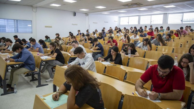Convocatoria extraordinaria de las pruebas de Selectividad en la Universidad de Sevilla el año pasado. | María José López - Europa Press - Archivo ep convocatoria extraordinaria de las pruebas de selectividad en la universidad de sevilla el ano
