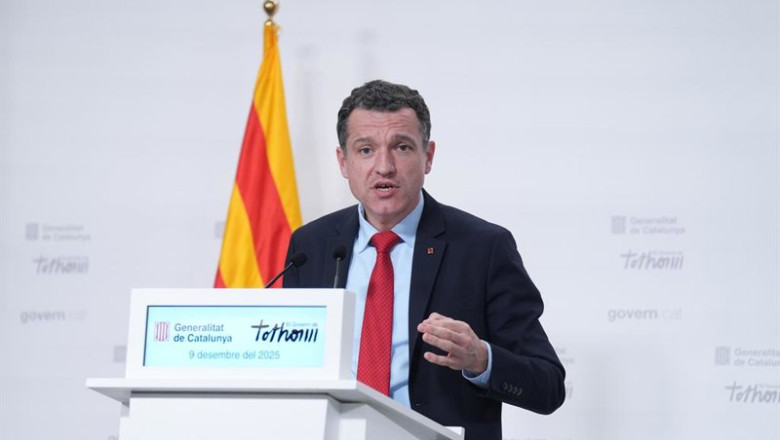 ep el conseller de agricultura de la generalitat scar ordeig en una imagen de archivo