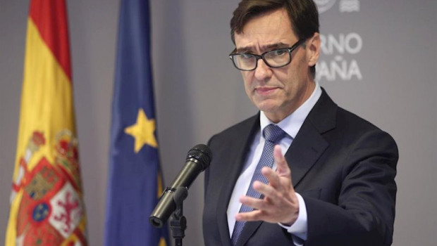ep el ministro de sanidad salvador illa durante su comparecencia tras la reunion del comite de