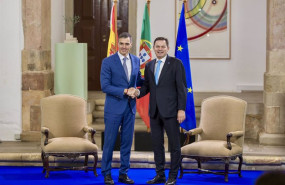 ep el presidente del gobierno pedro sanchez i y el primer ministro de la republica portuguesa luis