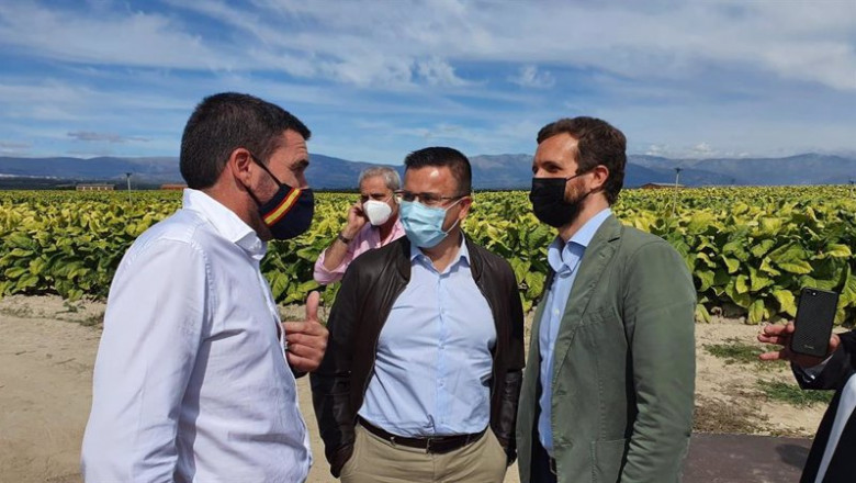 ep el presidente del pp pablo casado en su visita a caceres