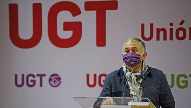 ep el secretario general de ugt pepe alvarez en rueda de prensa