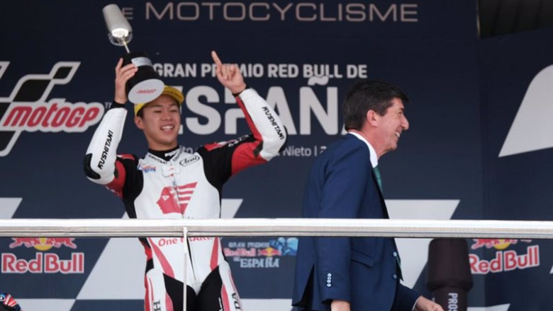El vicepresidente de la Junta de Andalucía y consejero de Turismo, Juan Marín, en el Gran Premio de Jerez | JUNTA DE ANDALUCÍA ep el vicepresidente de la junta de andalucia y consejero de turismo juan marin en el gran premio de