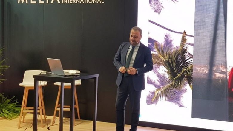 ep el vicepresidente y ceo de melia hotels gabriel escarrer en la rueda de prensa de la compania en