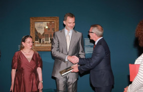 ep i-d la vicepresidenta del real patronato del museo nacional del prado amelia valcarcel el rey