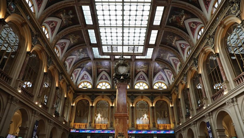 Imagen del edificio de la Bolsa de Madrid en la jornada del día 28 de febrero. | Marta Fernández - Europa Press ep imagen del edificio de la bolsa de madrid en la jornada del dia 28 de febrero