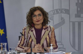 ep la ministra de hacienda y portavoz del gobierno maria jesus montero interviene en una rueda de